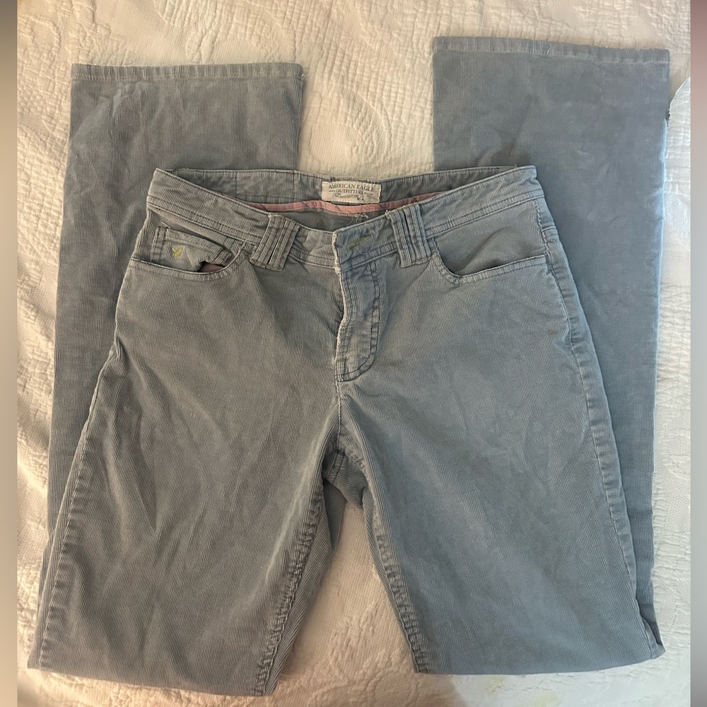 Vintage American Eagle Y2K Corduroy Flare Pants
